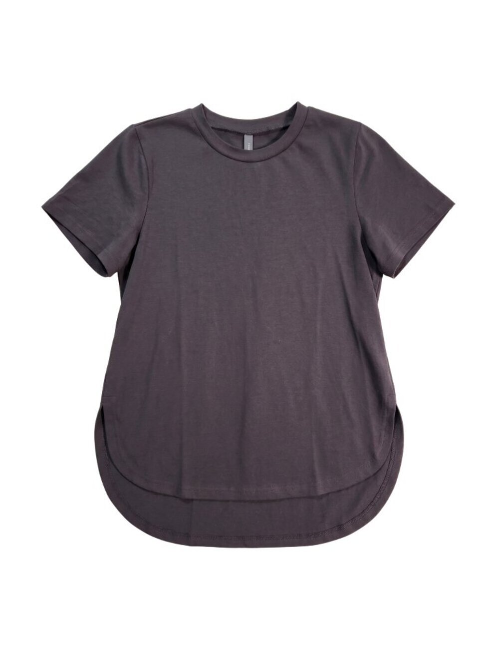 NWT | Remidoo Charcoal Grey High-Low Curved Hem Short Sleeve Tee Small